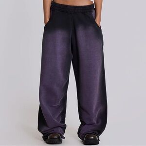 Jaded London- Deep Purple Fade Monster Joggers